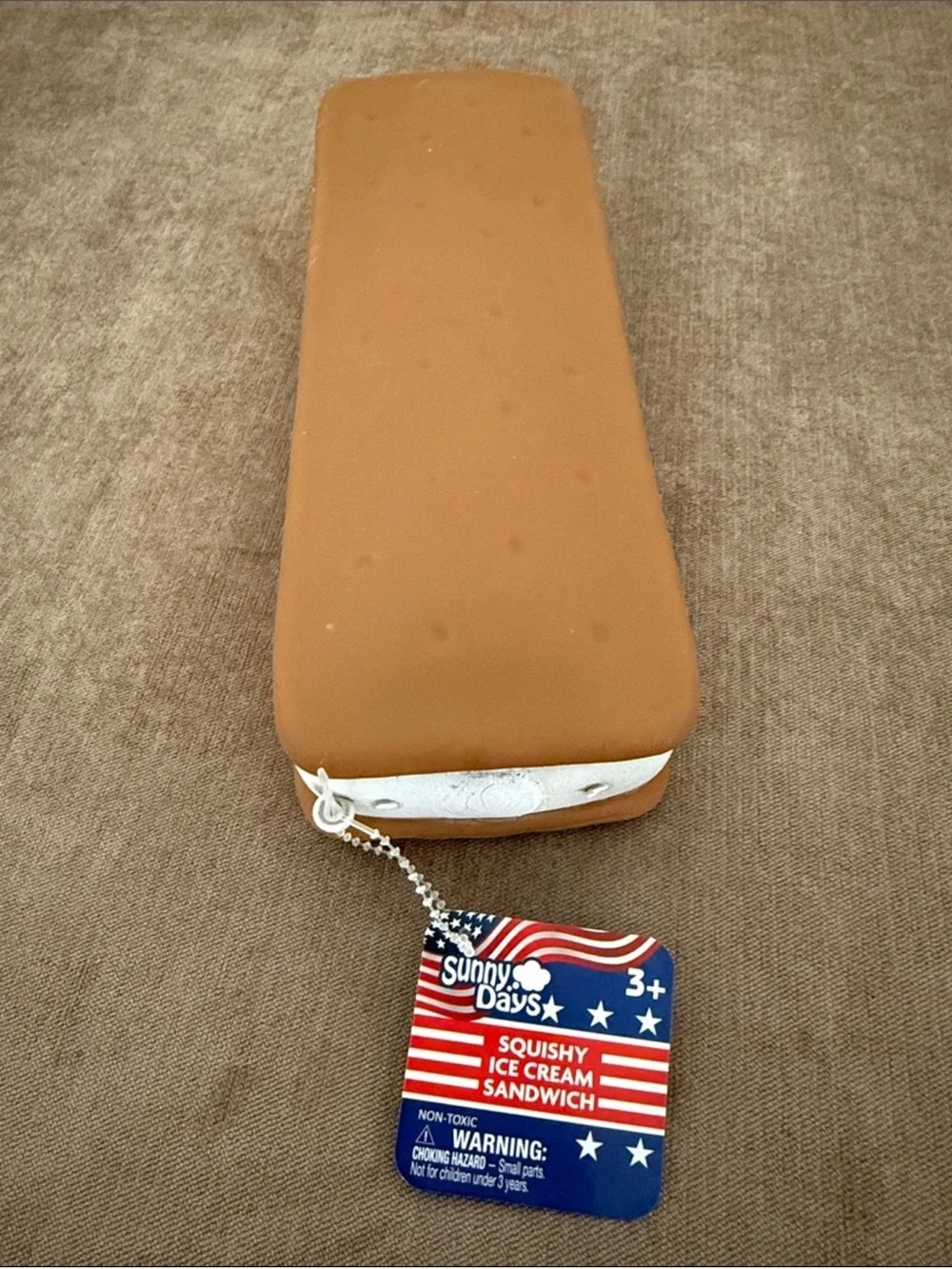 Sunny Days Squeezy Ice Cream Sandwich Fidget Toy | New